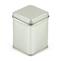 Theeblik Zilver vierkant 50g