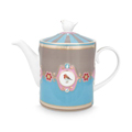 Theepot Love Birds Medallion Blue-Khaki 1.3ltr