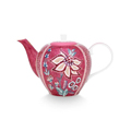 Theepot Large Flower Festival Dark Pink 1.6ltr